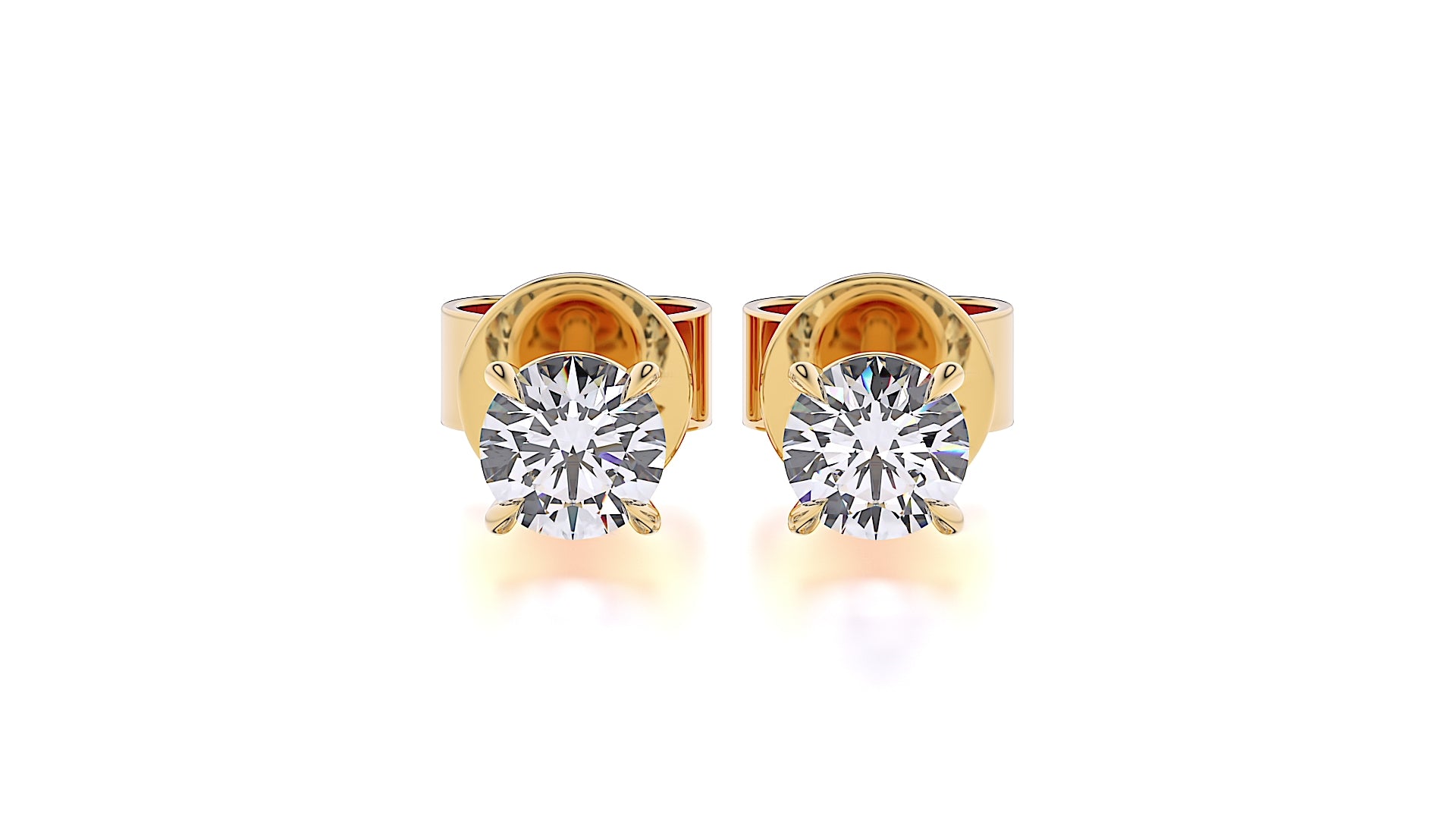 Suokko Timanttikorut -korvakorut keltakultaa, joissa istutettuna 2 timanttia. Tuotekoodi SE081BR30