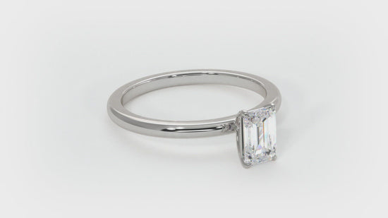 Suokko Timanttikorut -timanttisormus valkokultaa, jossa istutettuna yksi timantti. Tuotekoodi KR19040EC50