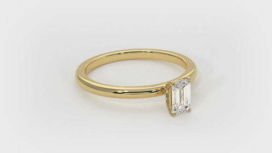 Suokko Timanttikorut -timanttisormus keltakultaa, jossa istutettuna yksi timantti. Tuotekoodi KR19040EC30