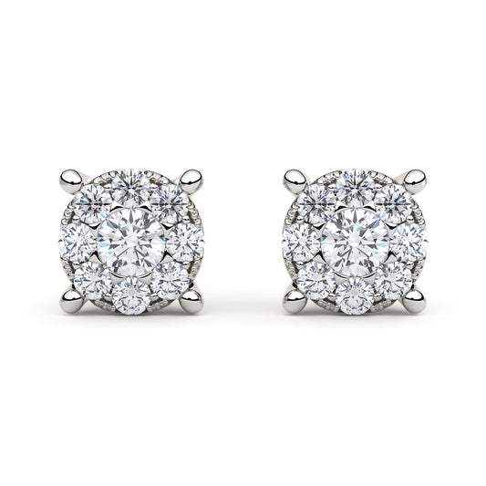 Timanttikorvakorut | 0,25 ct | Suokko Timanttikorut | Emilia K A 18