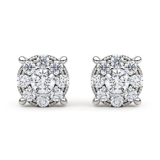 Timanttikorvakorut | 0,42 ct | Suokko Timanttikorut | Emilia K B 18