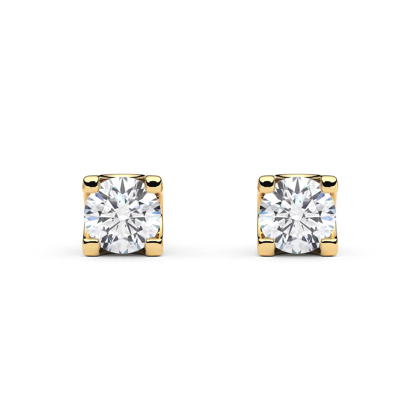 Suokko Timanttikorut -timanttikorvakorut keltakultaa, jossa istutettuna 2 timanttia. Tuotekoodi KE05621A2
