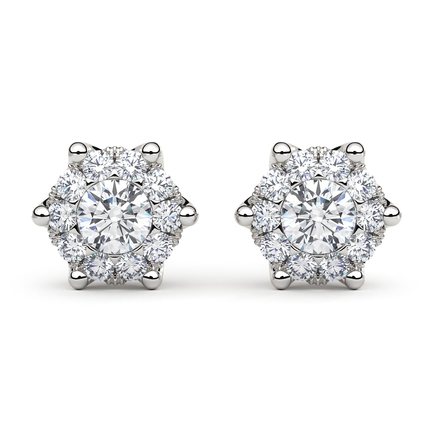 Timanttikorvakorut | 0,54 ct | Suokko Timanttikorut | Grace K A BR15 22